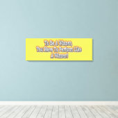 Schönes Design über "Ein Gewinner sein" Zitat! T-S Leinwanddruck (Insitu (Holzboden))