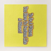 Schönes Design über "Ein Gewinner sein" Zitat! T-S Puzzle (Horizontal)