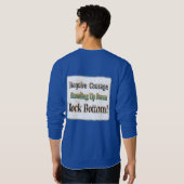 Schönes Design über Mut Stehend auf! T-Shir Sweatshirt (Schwarz voll)