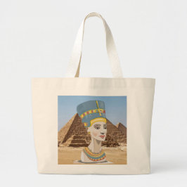 Schönes Design von Nefertiti Jumbo Stoffbeutel