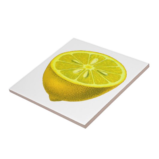 Schönes Design Wasserfarbenlemon Fliese (Seite)