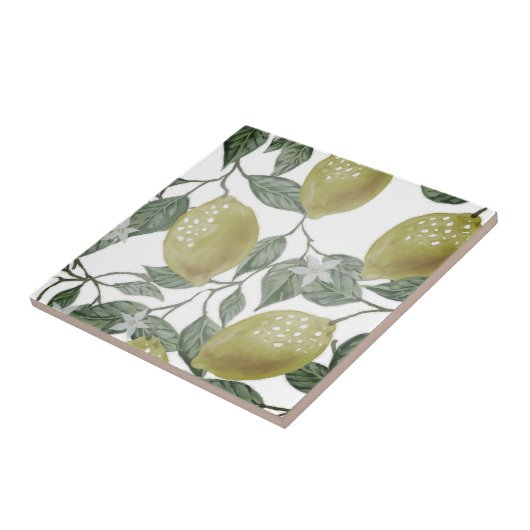 Schönes Design Wasserfarbenlemon Fliese (Seite)