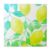 Schönes Design Wasserfarbenlemon Fliese (Vorderseite)