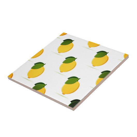 Schönes Design Wasserfarbenlemon Fliese (Seite)