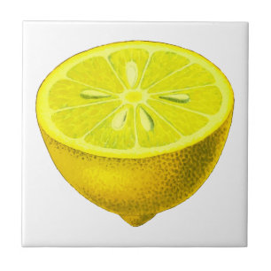 Schönes Design Wasserfarbenlemon Fliese