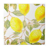 Schönes Design Wasserfarbenlemon Fliese (Vorderseite)