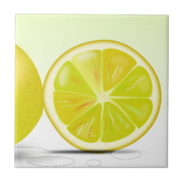 Schönes Design Wasserfarbenlemon Fliese