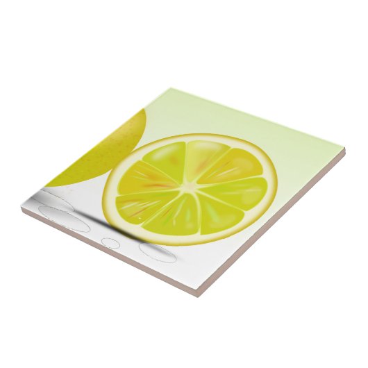 Schönes Design Wasserfarbenlemon Fliese (Seite)