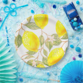 Schönes Design Wasserfarbenlemon Pappteller (Party)