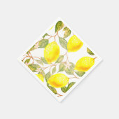 Schönes Design Wasserfarbenlemon Serviette (Ecke)
