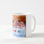 Schönes Design wie mein Queen Gold Typ Ring oben Kaffeetasse (VorderseiteRechts)