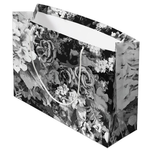 Schönes Detail 2 Große Geschenktüte (Rückseite Schrägansicht)