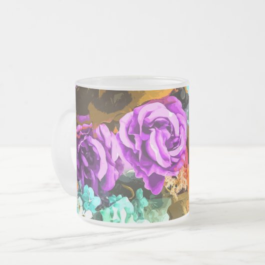 Schönes Detail Mattglastasse (Vorderseite Links)