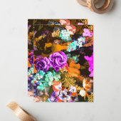 Schönes Detail Mitteilungskarte (Vorderseite/Rückseite Beispiel)