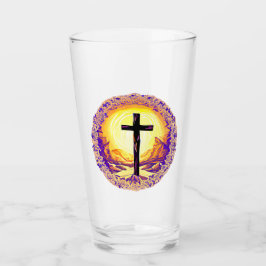 Schönes detailliertes Christliches Kreuz Glas