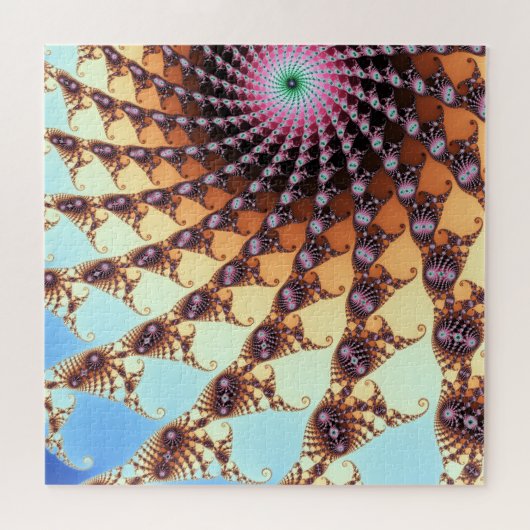 Schönes detailliertes Mandelbrot-Fraktal Puzzle (Horizontal)