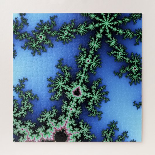 Schönes detailliertes Mandelbrot-Fraktal Puzzle (Horizontal)