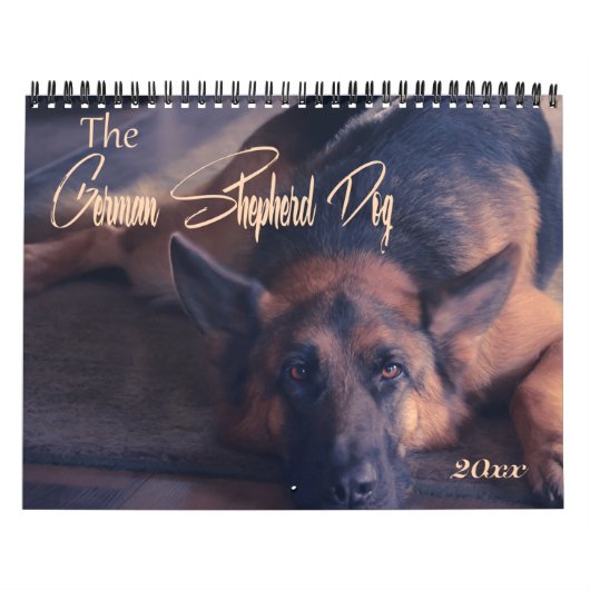 Schönes Deutsches Schäferhund-Foto Kalender (Titelbild)