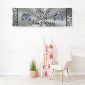 Schönes Diamond Happy 60th Anniversary Banner (Insitu)