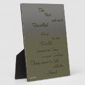 Schönes Ding im Herzen - Helen Keller Fotoplatte (Seite)