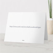 Schönes Diya Festival of Light Happy Diwali Karte (Rückseite)