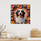 Schönes Dog Portrait Poster (Küche)