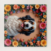 Schönes Dog Portrait Puzzle (Horizontal)