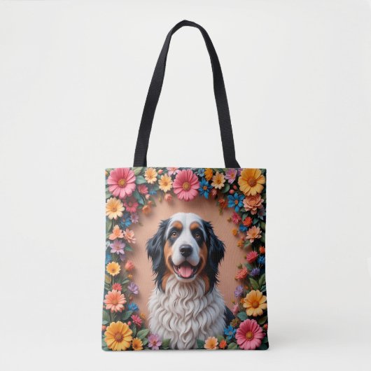 Schönes Dog Portrait Tasche (Vorderseite)