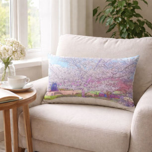 Schönes Dogwood Tree Lumbar Kissen