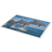 Schönes Dolphin Lover Personalisiertes Schneidebre Schneidebrett (Ecke)
