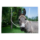 Schönes Donkey-Portrait Große Geschenktüte (Vorderseite)