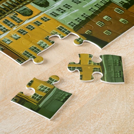 schönes Dorf Puzzle (Seite)