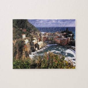 Schönes Dorf Vernazza in der Cinque Puzzle