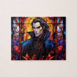 Schönes Dracula Vampire Halloween-Puzzle Puzzle