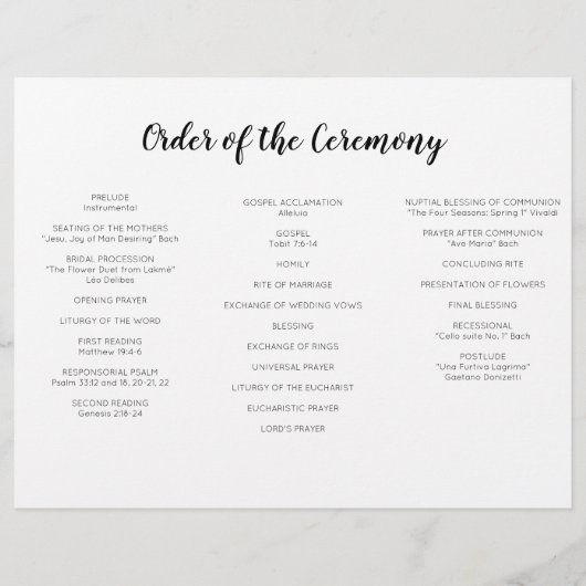 Schönes Drehbuch-Dreiländerprogramm für Hochzeiten Flyer (Hinten)