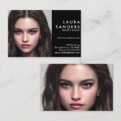 Schönes Dunkles Haar Girl del Malcantone Visitenkarte (Vorne/Hinten)