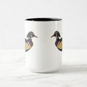 Schönes Duschbad aus Holz Tasse (Zentrum)