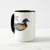 Schönes Duschbad aus Holz Tasse (Vorderseite Links)