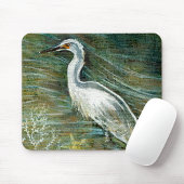 Schönes Egret Shorebird Wading Mousepad