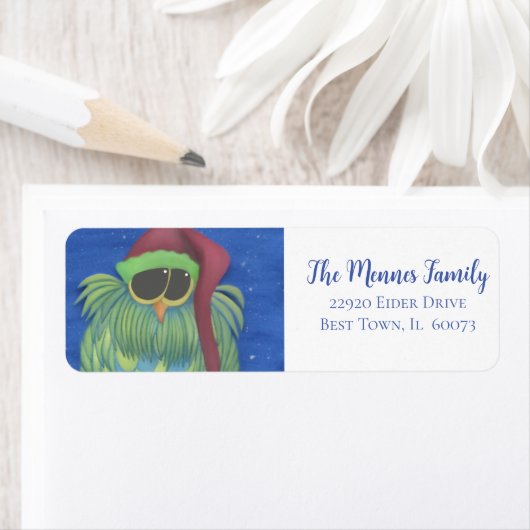 Schönes Ei mit Weihnachtsmannmütze (Insitu)