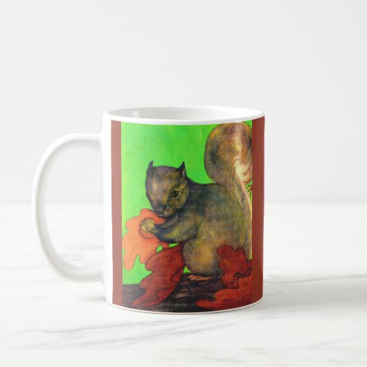 schönes Eichhörnchen Kaffeetasse (Links)