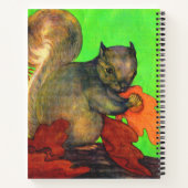 schönes Eichhörnchen Notizbuch (Rückseite)