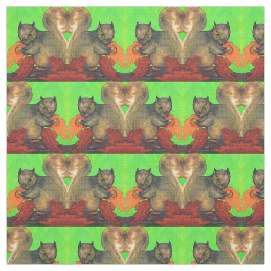 schönes Eichhörnchen Stoff (Muster)