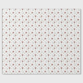 Schönes Eichhörnchen und Waldberries Muster Geschenkpapier (Flach)