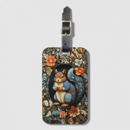 Schönes Eichhörnchen William Morris Inspiriert Gepäckanhänger
