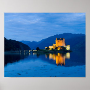 Schönes Eileen Donan Castle in Western Dornie Poster