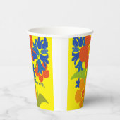 Schönes einfaches Blumendesign im Sommer Pappbecher (Rechts)