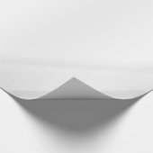 Schönes, einfaches weißes Satin Geschenkpapier (Ecke)
