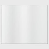 Schönes, einfaches weißes Satin Geschenkpapier (Flach)