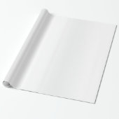 Schönes, einfaches weißes Satin Geschenkpapier (Ungerollt)